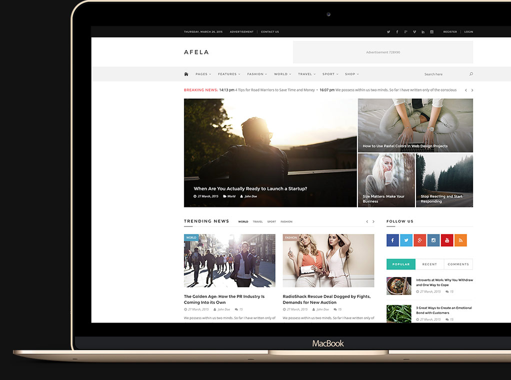 Awesome Magazine Layout